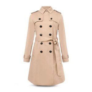 Hobbs London Saskia Trench Coat Light Tan 4
